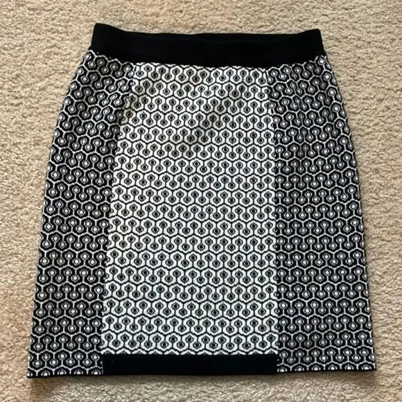 Anthropologie Sparrow Wakefield Merino Wool Blend Pull On Knit Pencil Skirt Sz S - Picture 5 of 6